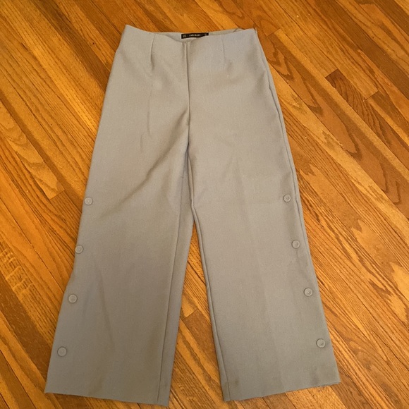 Blue/Grey Zara Blazer and pant set - Picture 3 of 4